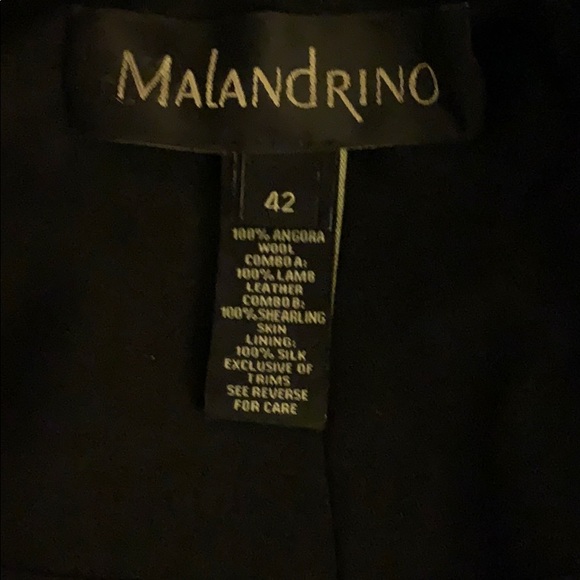 Malandrino lamb leather jacket with silk lining - Picture 4 of 4